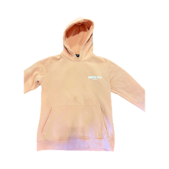 White Fox pink hoodie