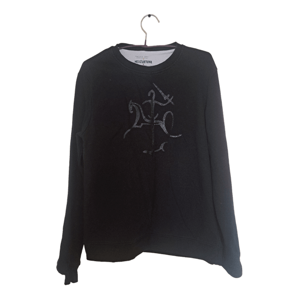 Black logo sweatshirt