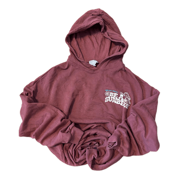 Bordo collor graphic hoodie H&M