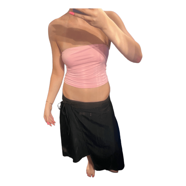 Pink bandeau top