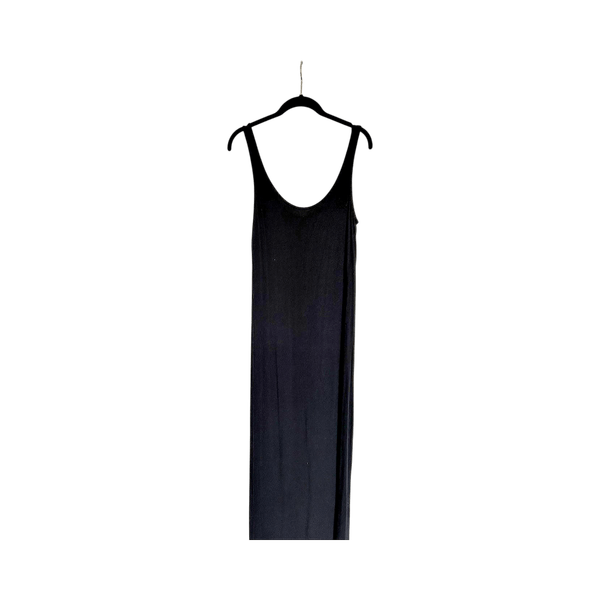 pieces black tank maxi dress size XS
