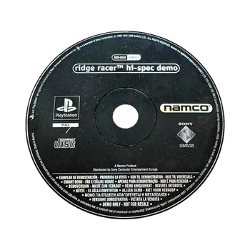 PS1 ridge racer hi-spec demo (SCED-01832)