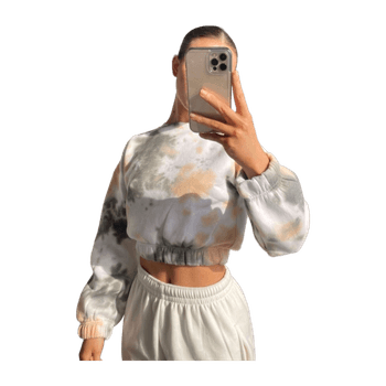 Cropped sweatshirt