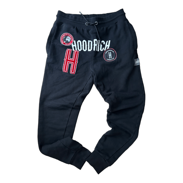 Hoodrich juodos sportinės kelnės