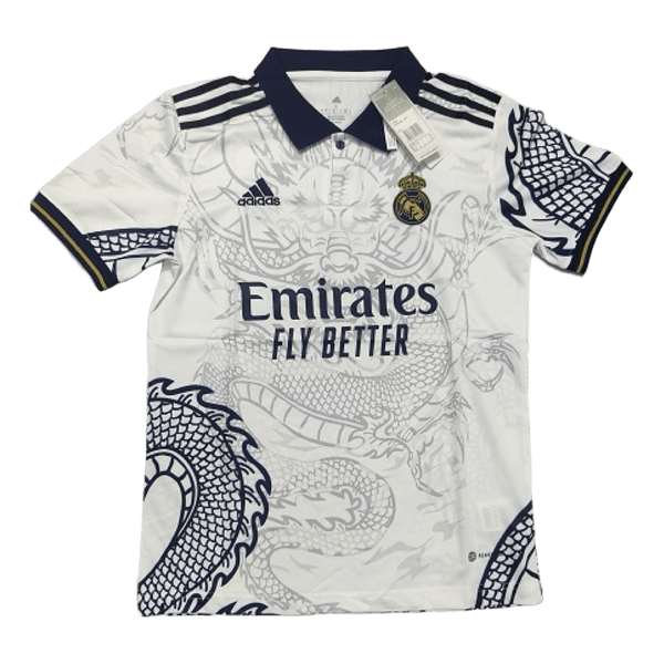 Real Madrid White Dragon Jersey