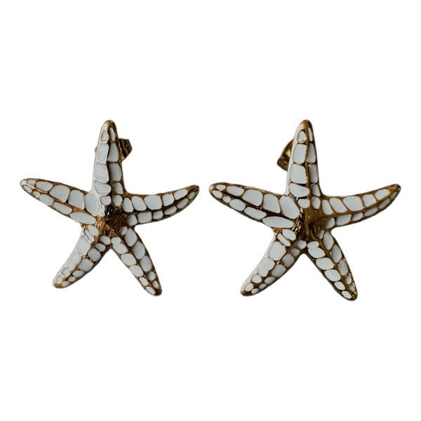Starfish stud earrings