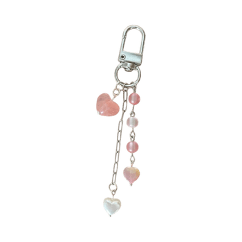 Bag charm sydän