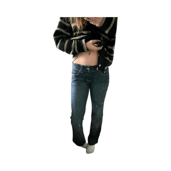 Low waist bootcut jeans