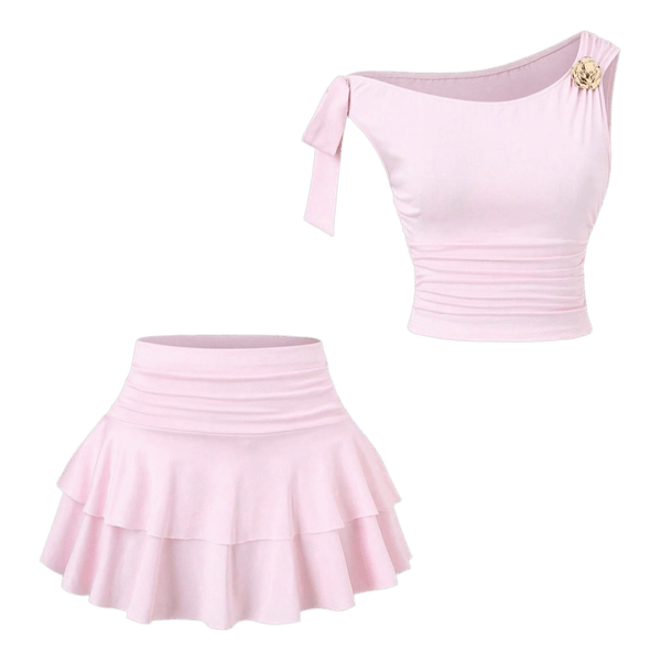 Pink two-piece set