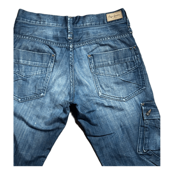Blue denim cargo shorts Pepe jeans jorts