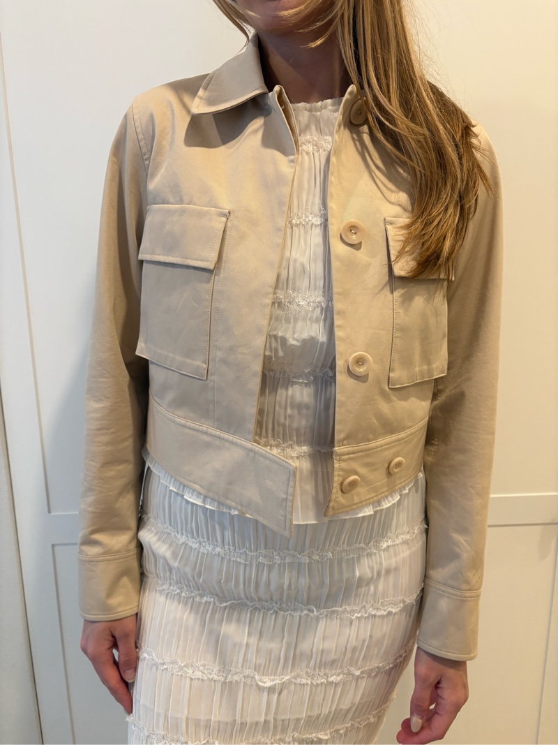 Cos Beige cropped jacket