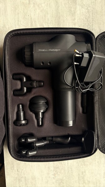 Black massage gun