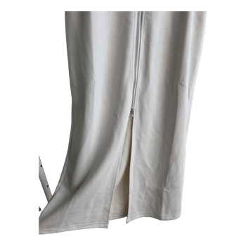 Vila beige midi skirt