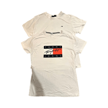 White tommy hilfiger t-shirts, 2 pcs