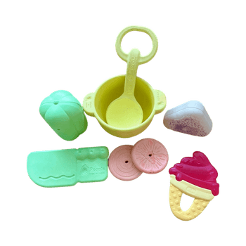 baby teething toy set, teethers (ice cream toys)