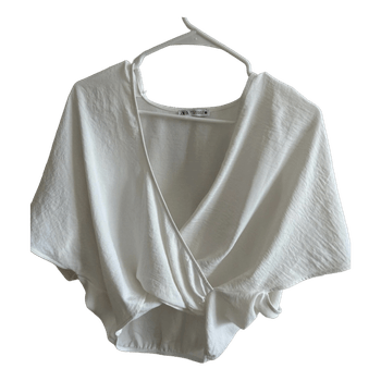 Zara white blouse