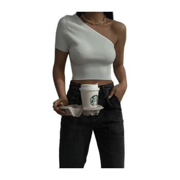 Black fashion top