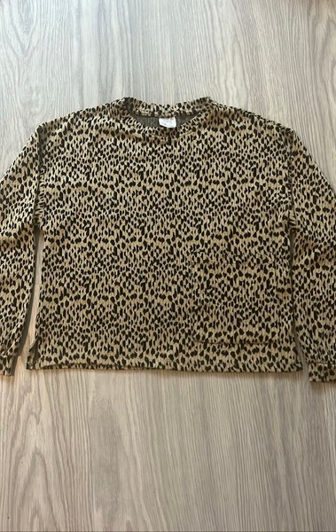 Zara leopard print sweater