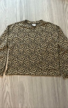 Zara leopard print sweater