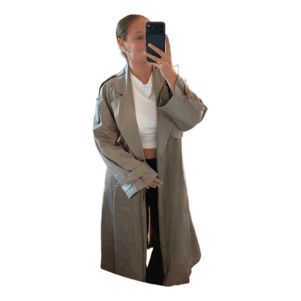 Beige Second Female trenchcoat