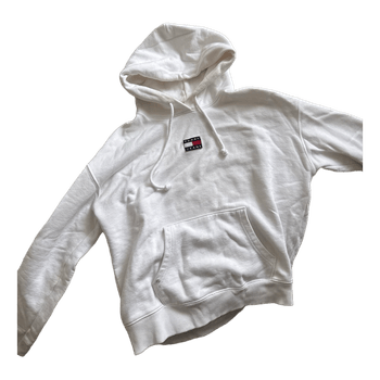 Valkoinen Tommy Jeans huppari