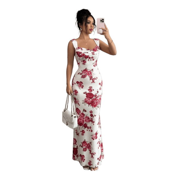 Floral long dress