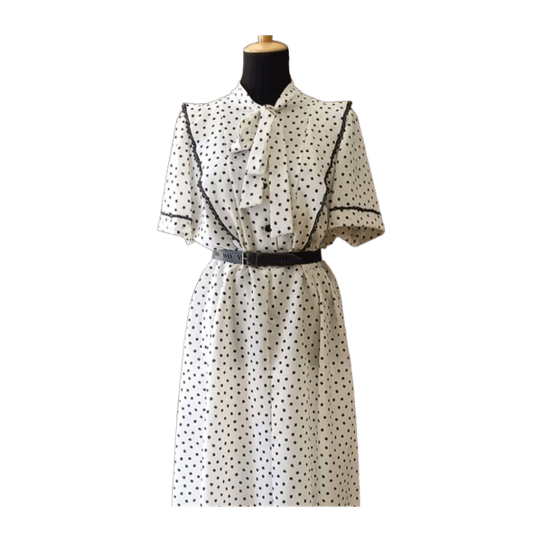 Joutsela/finnish vintage linen cotton dress