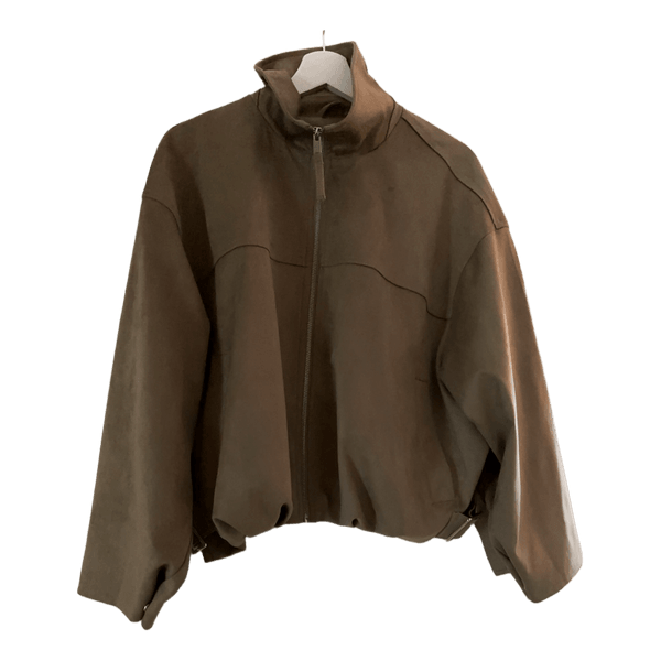 faux leather jacket