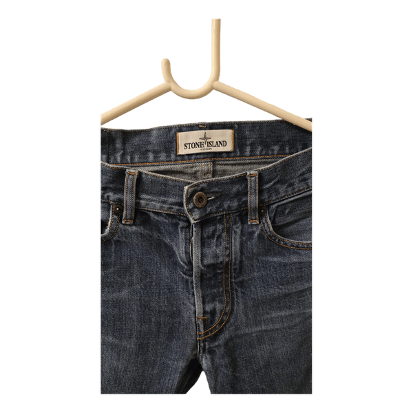 Blå Stone Island jeans