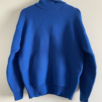 Paksu puuvilla neule huppari