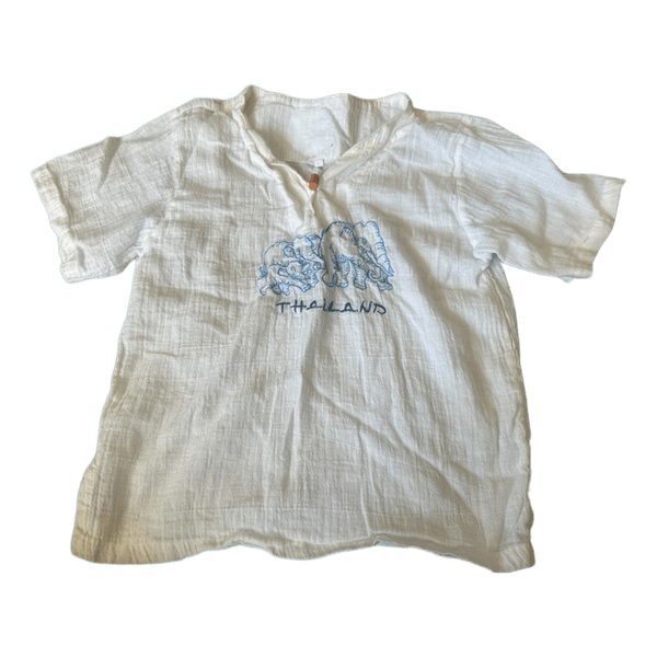 White cotton t-shirt