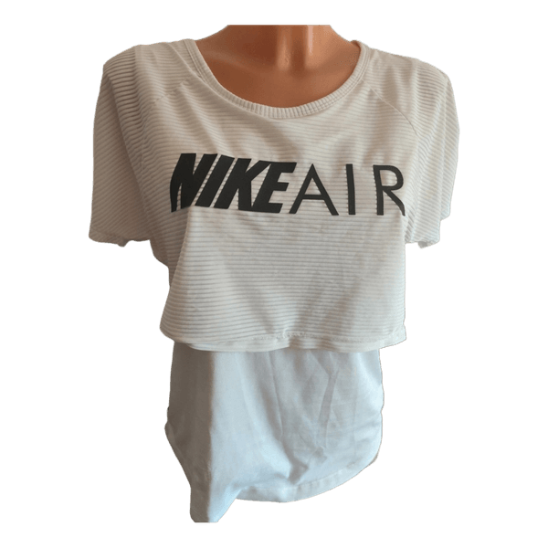 Nike balti sportiniai marškinėliai