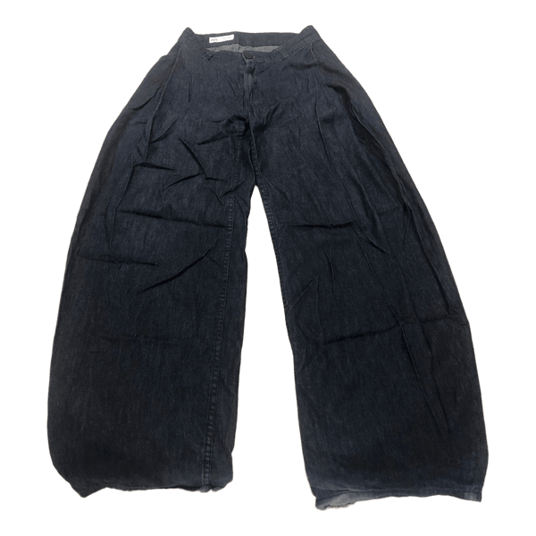 Mørkeblå wide leg jeans