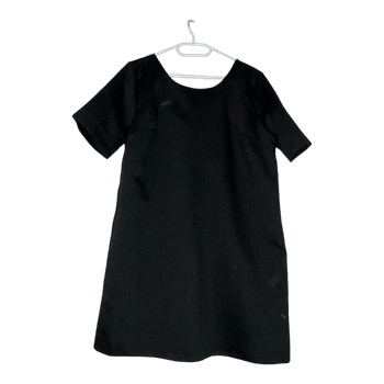 Black mini dress