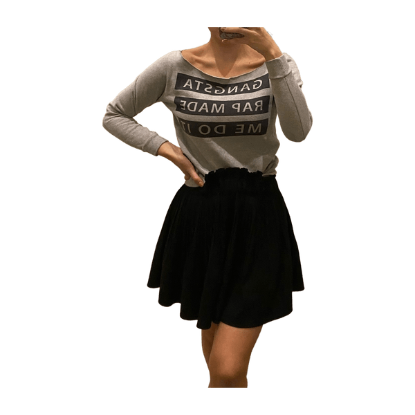 Grey sweatshirt gangstarap made me do it RRP 65€