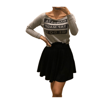 Grey sweatshirt gangstarap made me do it RRP 65€
