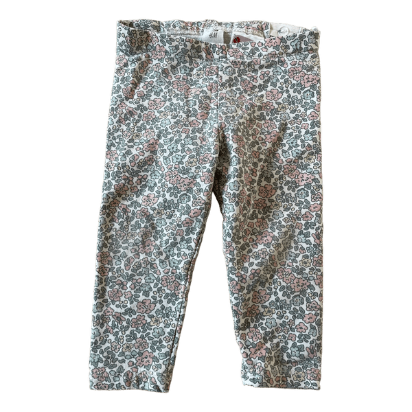 Blomstrede leggings til baby