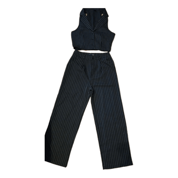 Pinstripe waistcoat and trousers