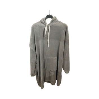 Harmaa oversized hupparimekko