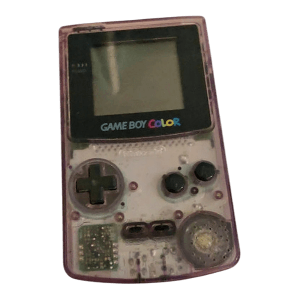 Läpinäkyvä Gameboy Color