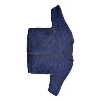 Navy knitted jumper