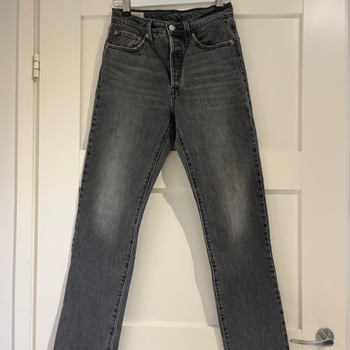 Grey mid waist jeans