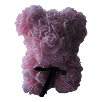 Pink rose bear