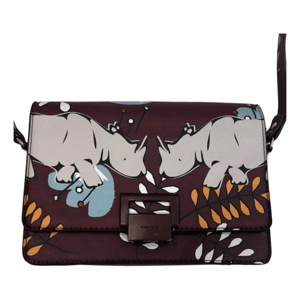 Parfois rhino print brown bag
