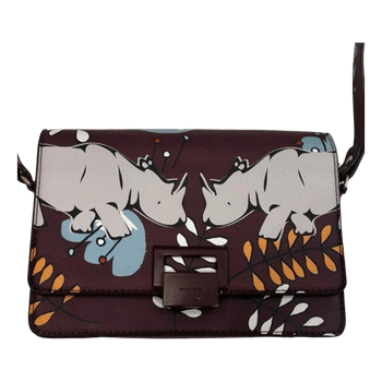 Parfois rhino print brown bag
