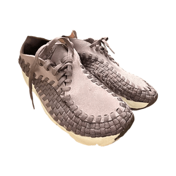 Purple grey woven sneakers