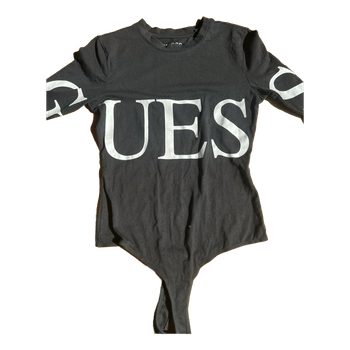 Guess black long-sleeve bodysuit