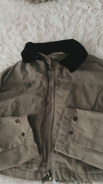 Beige canvas jacket