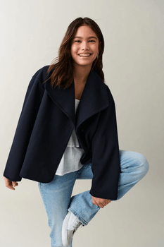 Blanket stitch jacket