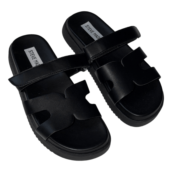 Steve Madden black sandals